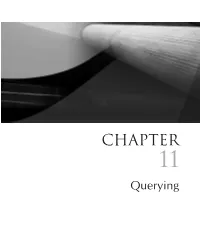 Chapter 11 Querying