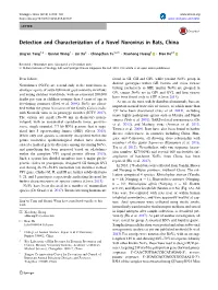 Detection and Characterization of a Novel Norovirus in Bats, China