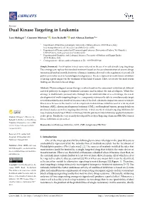 Dual Kinase Targeting in Leukemia