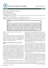 Mad Honey Poisoning: a Review Rakesh Gami1* and Prajwal Dhakal2 1All Saints University, St