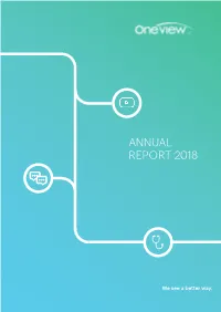 Oneview Annual Report 2018