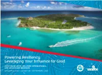 Powering Resiliency: Leveraging Your Influence for Good