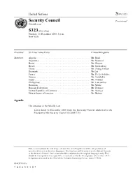 Security Council Provisional Sixtieth Year