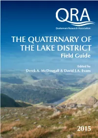 THE QUATERNARY of the LAKE DISTRICT Field Guide