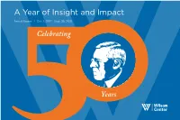 A Year of Insight and Impact