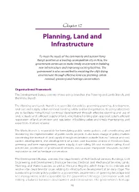 Planning, Land and Infrastructure