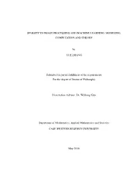 Sparsity in Image Processing and Machine Learning: Modeling, Computation and Theory