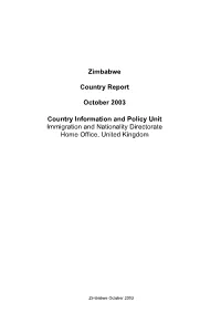 Zimbabwe April 2002