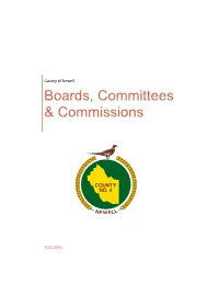 Boards, Committees & Commissions