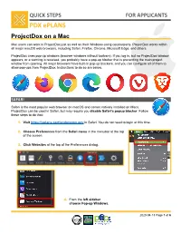Download PDF File Accessing Projectdox on Macs