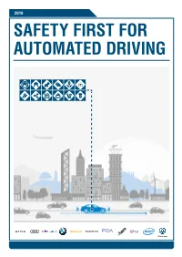 Safety First for Automated Driving I Authors