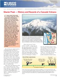 Glacier Peak — History and Hazards of a Cascade Volcano