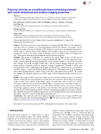 Polyvinyl Chloride As a Multimodal Tissue-Mimicking Material With