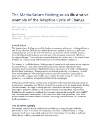 The Media-Saturn Holding As an Illustrative Example of the Adaptive Cycle of Change