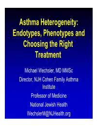 Asthma Endotypes