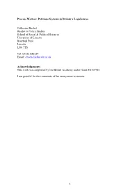 Process Matters: Petitions Systems in Britain's