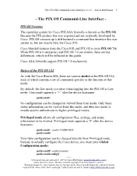 The PIX OS Command-Line Interface V1.11 – Aaron Balchunas 1