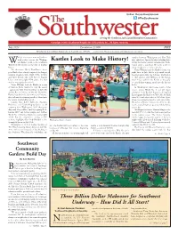 Kastles Look to Make History! Have Ended in a Supertiebreaker, Including Three Wton Kastles Return to the Southwest During the Kastles’ Current Unbeaten Run