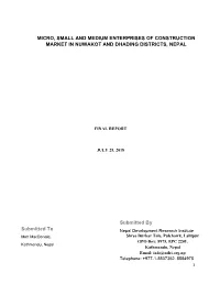 Submitted to Submitted by MICRO, SMALL and MEDIUM