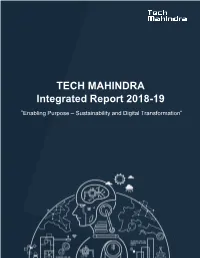 TECH MAHINDRA Integrated Report 2018-19