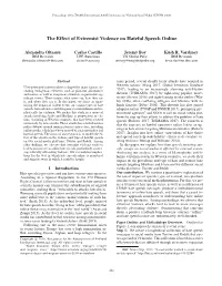 The Effect of Extremist Violence on Hateful Speech Online