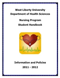 Nursing Program Student Handbook