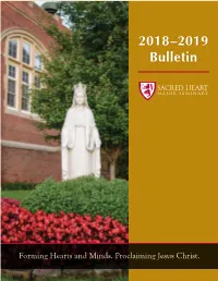 2018–2019 Bulletin