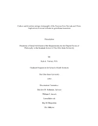 Carbon and Strontium Isotope Stratigraphy of the Permian from Nevada and China: Implications from an Icehouse to Greenhouse Transition