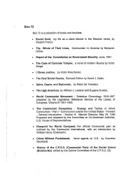 Communist Party of the Soviet Union) I (Bolsheviks) Edited by the Central Committee of the C.P.S.U