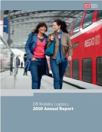 DB Mobility Logistics 2010 Annual Report at a Glance