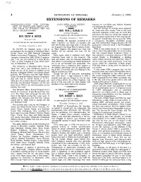 EXTENSIONS of REMARKS January 3, 2006 EXTENSIONS of REMARKS