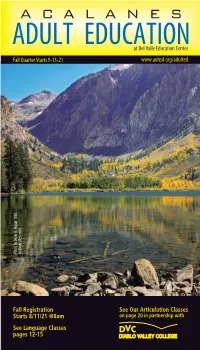 Fall 2021 Brochure