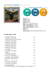 Soft Machine Bundles Mp3, Flac, Wma