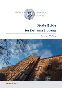 Study Guide for Exchange Students