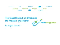 The Global Project on Measuring the Progress of Societies by Angela Hariche