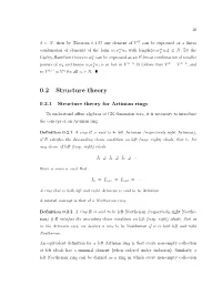 0.2 Structure Theory