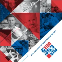 2015-2016 Vido-Intervac Annual Report the Human and Animal Health Interface