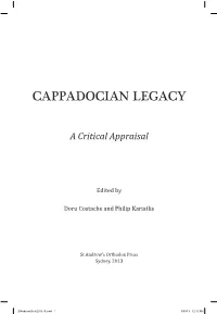Cappadocian Legacy
