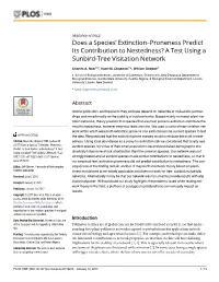 Does a Species' Extinction–Proneness Predict Its Contribution to Nestedness?