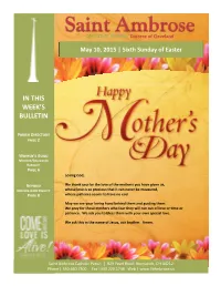 In This Week's Bulletin