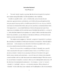 Internalism Explained* Ralph Wedgwood