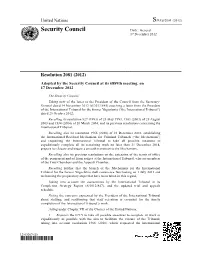 S/Res/2081 (2012)
