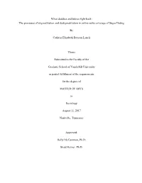 When Daddies and Babies Fight Back: the Processes of Stigmatization and Destigmatization in Online News Coverage of Sugar Dating