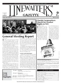 General Meeting Report