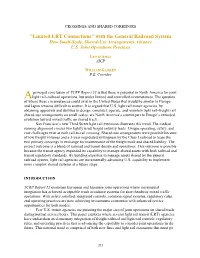 “Limited LRT Connections” with the General Railroad System: How