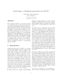 Openclunk: a Cilk-Like Framework for the GPGPU