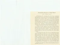 Personal Recollections of Early Denver