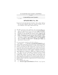 SENATE BILL No. 334