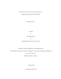 The Route Towards the Shawshank Redemption: Mapping Set-Jetting with Social Media and Submitted in Partial Fulfillment of the Requirements for the Degree Of