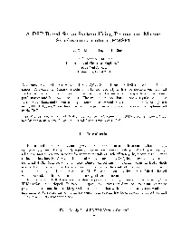 A DSP Based Servo System Using Permanent Magnet Synchronous